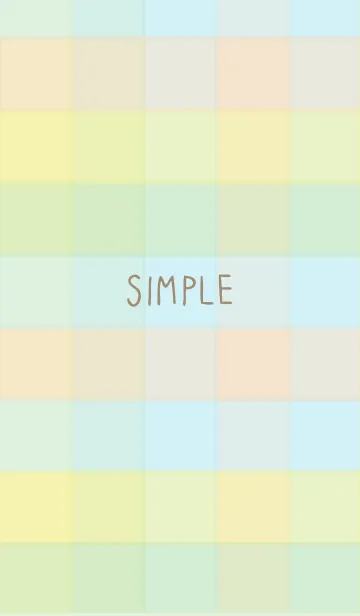 [LINE着せ替え] チェック柄 くすみカラーの画像1