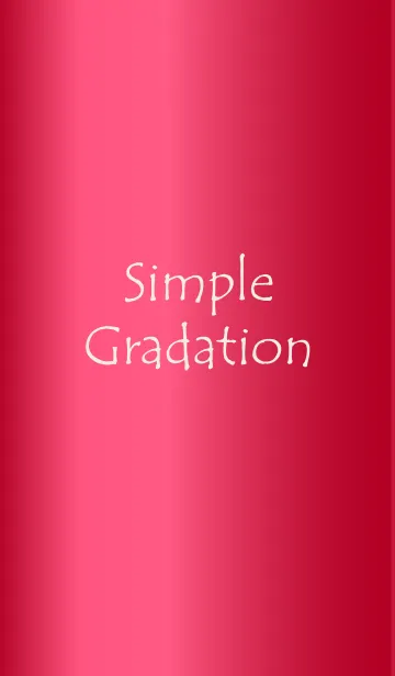 [LINE着せ替え] Simple Gradation -GlossyRed 4-の画像1