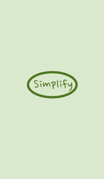 [LINE着せ替え] Simplify 抹茶ミルク(Japan)の画像1