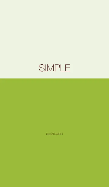 [LINE着せ替え] 237.24_グリーン3-3の画像1