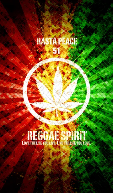 [LINE着せ替え] レゲエ魂2 ラッキーナンバー51の画像1