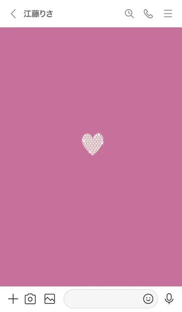 [LINE着せ替え] Glitter Heart pinkPurple39_1の画像3