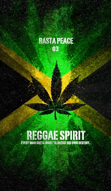 [LINE着せ替え] レゲエ魂3 ラッキーナンバー03の画像1