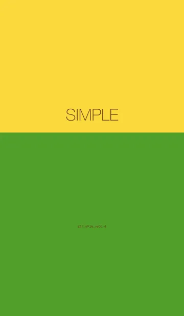 [LINE着せ替え] B37.26_イエロー2-9の画像1