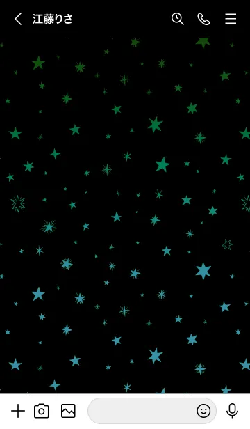 [LINE着せ替え] ミニ スターズ 008の画像3