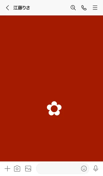 [LINE着せ替え] ザ シンプル ミニ フラワー 06の画像3