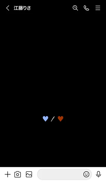 [LINE着せ替え] 2 カラー ハート 28の画像3