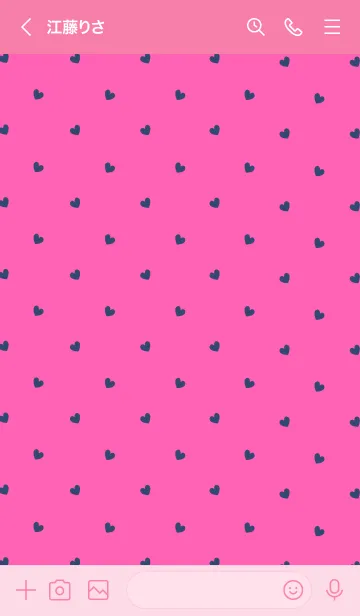 [LINE着せ替え] ミニハート 07の画像3