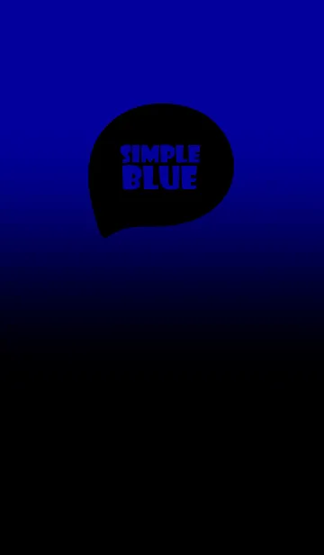 [LINE着せ替え] Black & Blue Theme (JP)の画像1
