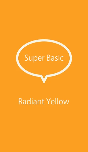 [LINE着せ替え] Super Basic Radiant Yellowの画像1