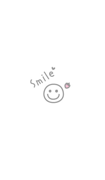 [LINE着せ替え] スマイルいちご'ホワイト'の画像1