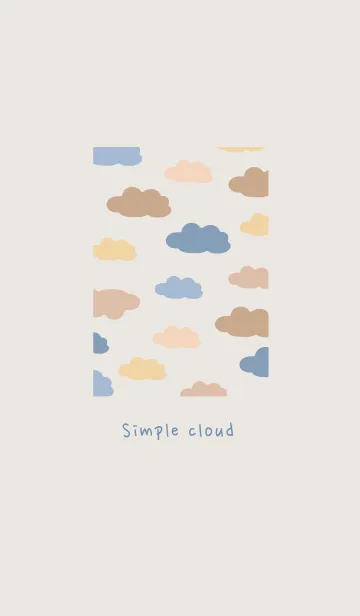 Simple cloud_kusumi_01の着せ替えメイン画像