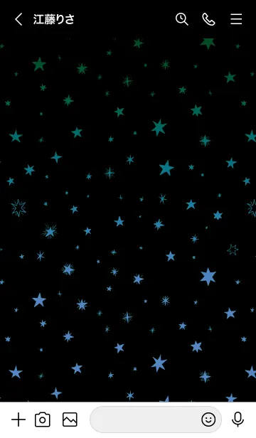 [LINE着せ替え] ミニ スターズ 009の画像3