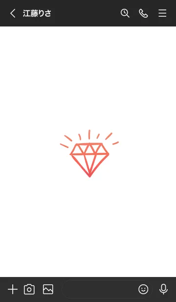 [LINE着せ替え] ダイヤ グラデーション 12の画像3