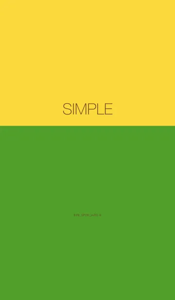 [LINE着せ替え] B39.26_イエロー2-6の画像1