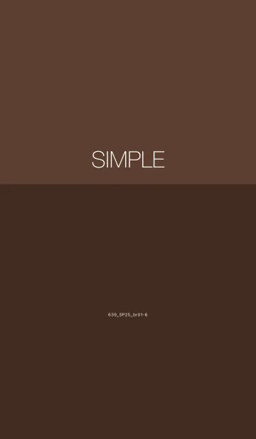 [LINE着せ替え] 639.25_ブラウン1-6の画像1