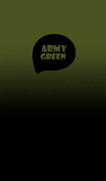 [LINE着せ替え] Black & Army Green Theme (JP)の画像1