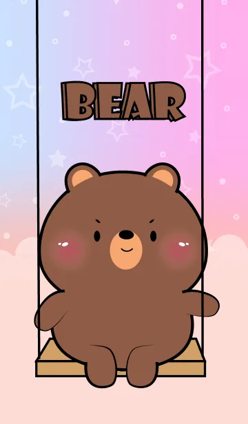 [LINE着せ替え] Cute Naughty Bear Theme (JP)の画像1