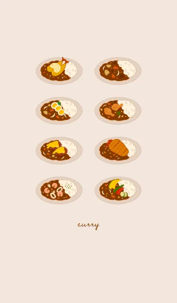 [LINE着せ替え] simple&curry.の画像1