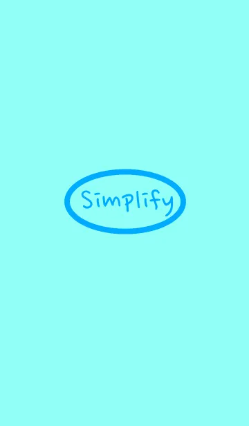 [LINE着せ替え] Simplify ブルーハワイ クリームソーダ色の画像1