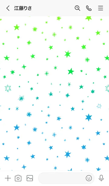 [LINE着せ替え] ミニ スターズ 011の画像3