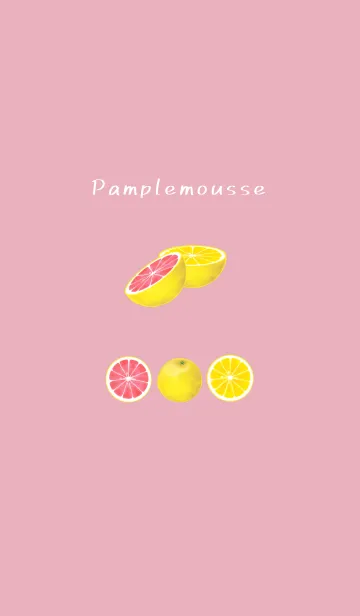 [LINE着せ替え] Pamplemousse ピンクの画像1