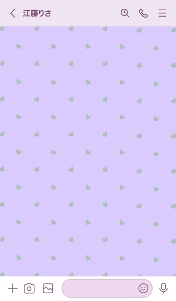 [LINE着せ替え] ミニハート 06の画像3