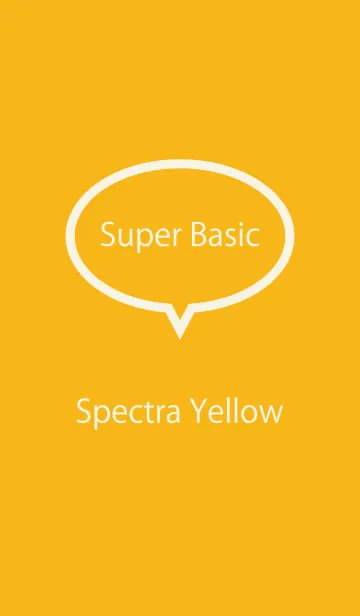 [LINE着せ替え] Super Basic Spectra Yellowの画像1