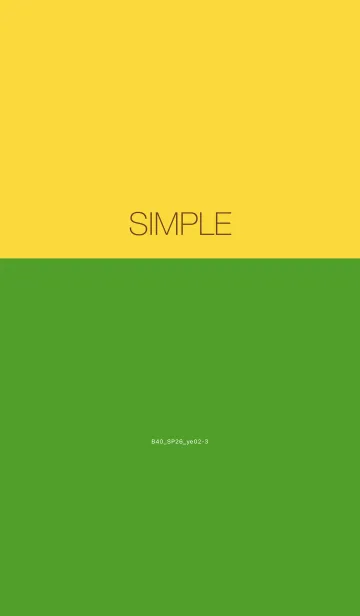 [LINE着せ替え] B40.26_イエロー2-3の画像1