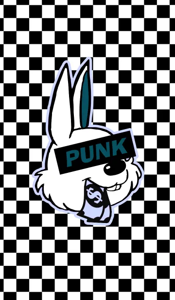 [LINE着せ替え] パンク ラビット 08の画像1