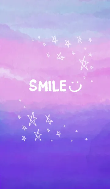 [LINE着せ替え] グラデーション星スマイル13の画像1