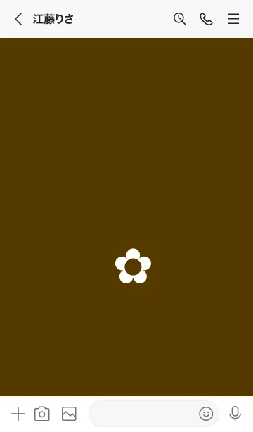 [LINE着せ替え] ザ シンプル ミニ フラワー 08の画像3