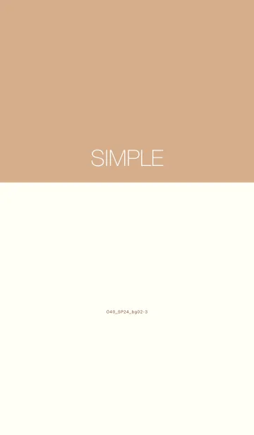 [LINE着せ替え] O40_24_ベージュ2-3の画像1