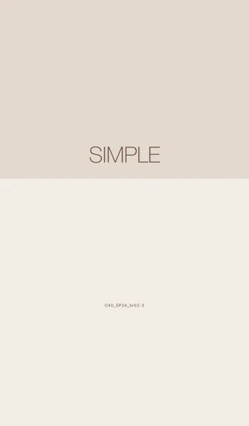 [LINE着せ替え] O40_24_ブラウン2-3の画像1