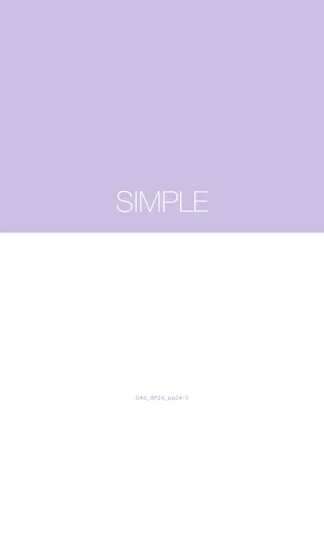 [LINE着せ替え] O40_24_パープル4-3の画像1