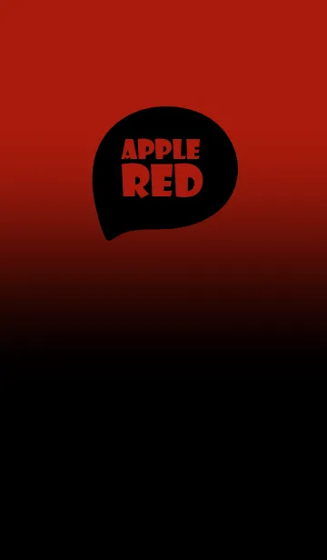 [LINE着せ替え] Black & Apple Red  Theme (JP)の画像1