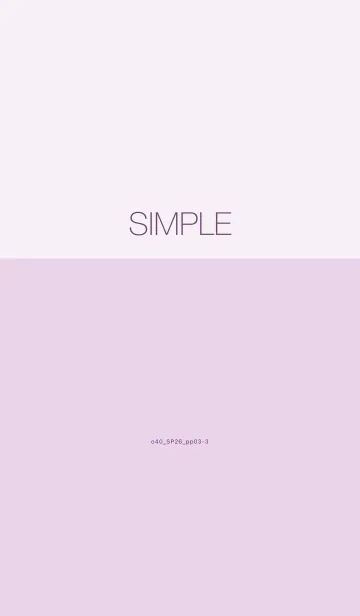 [LINE着せ替え] o40_26_パープル3-3の画像1