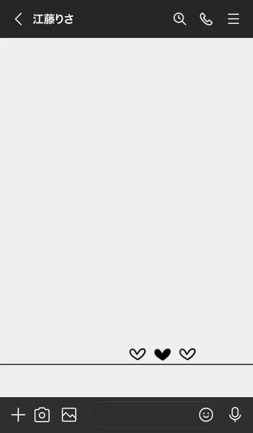 [LINE着せ替え] キュートなハート 3の画像3