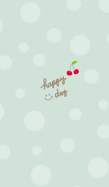 [LINE着せ替え] かわいい さくらんぼ27の画像1