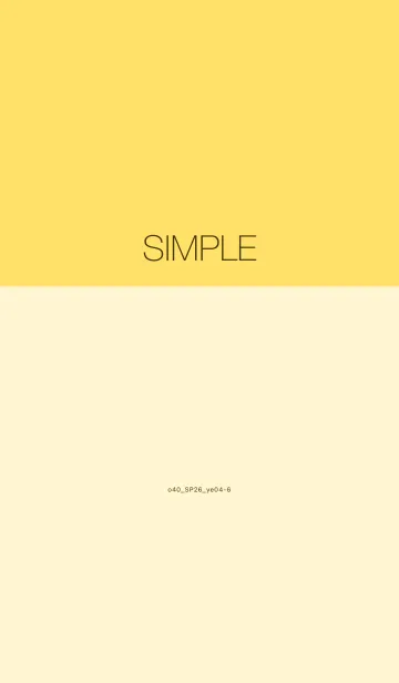 [LINE着せ替え] o40_26_イエロー4-6の画像1