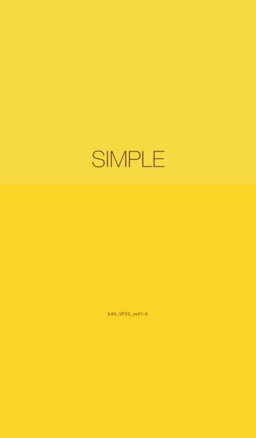 b40_25_イエロー1-6のLINE着せ替え
