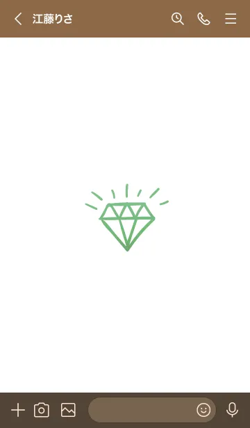 [LINE着せ替え] ダイヤ グラデーション 17の画像3