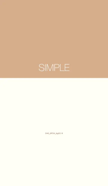 [LINE着せ替え] O40_24_ベージュ2-9の画像1