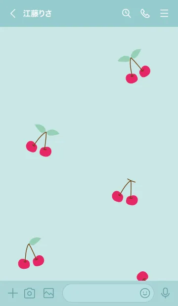 [LINE着せ替え] チェリー かわいい26の画像3