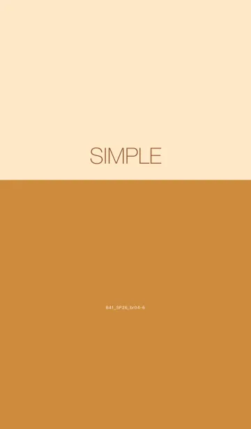 [LINE着せ替え] B41.26_ブラウン4-6の画像1