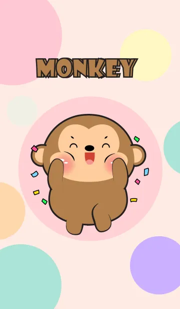 [LINE着せ替え] Little Prety Monkey  Theme (JP)の画像1