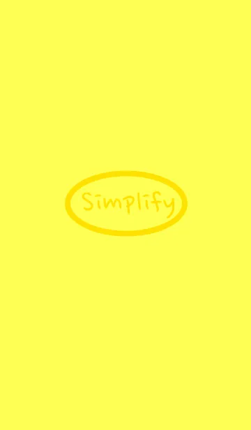 [LINE着せ替え] Simplify レモネードの画像1