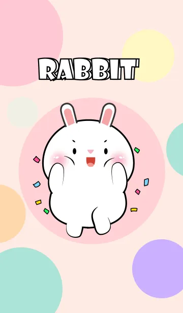 [LINE着せ替え] Little Prety White Rabbit Theme (JP)の画像1