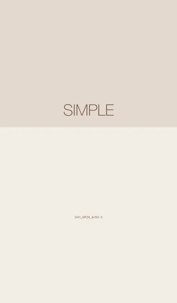 [LINE着せ替え] O41_24_ブラウン2-3の画像1