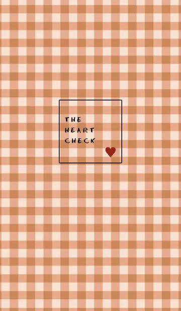 [LINE着せ替え] ザ ハート チェック 40の画像1